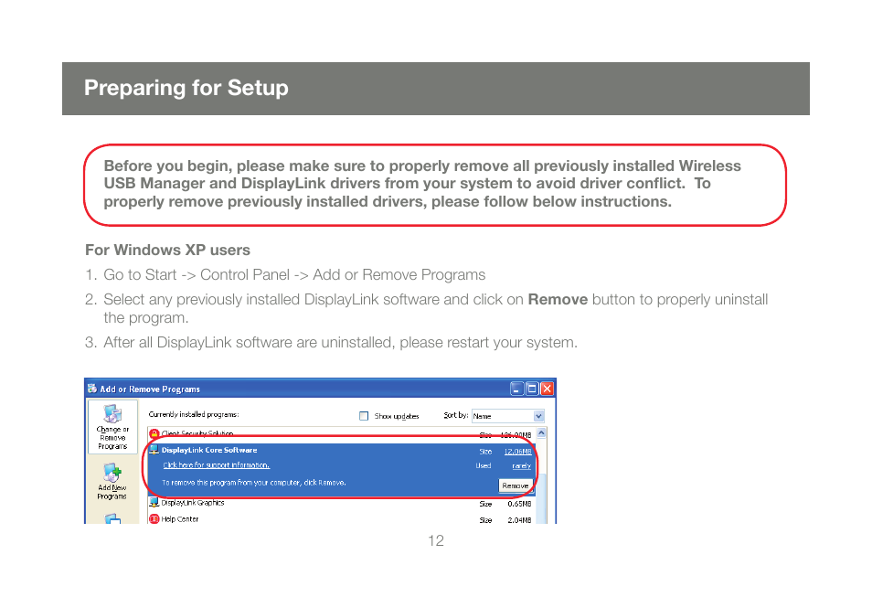 Preparing for setup | IOGear GUWAVKIT User Manual | Page 12 / 80