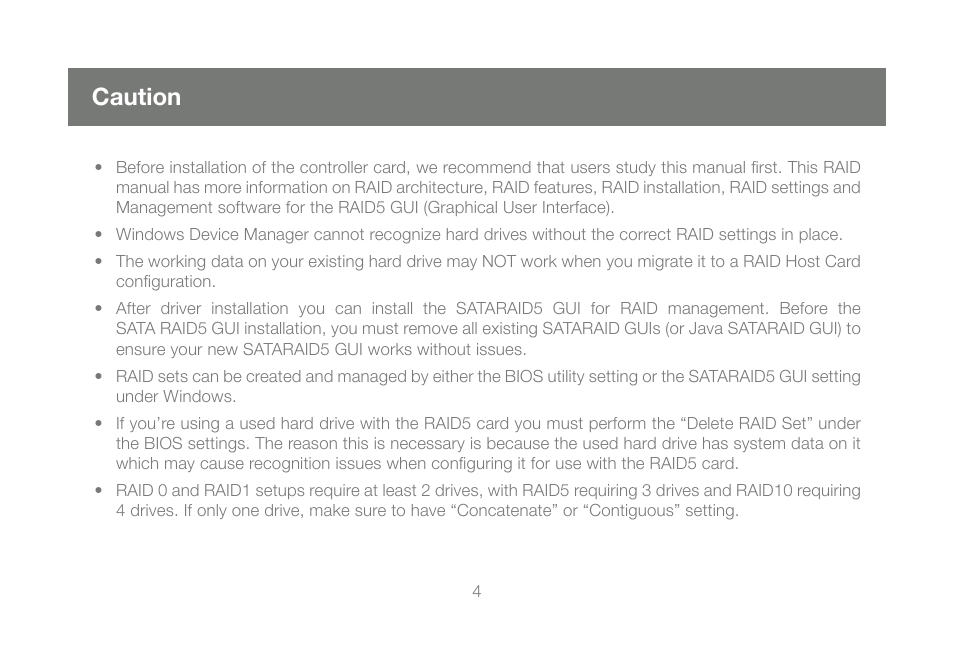 Caution | IOGear M0560 User Manual | Page 4 / 28