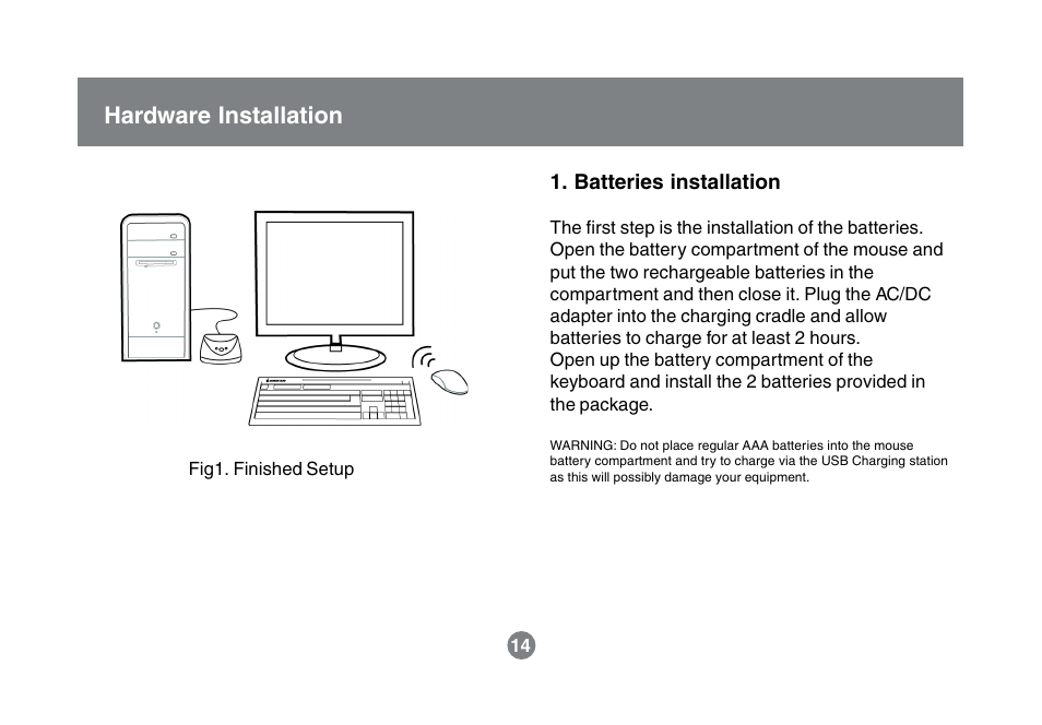Hardware installation | IOGear GKM521R User Manual | Page 16 / 42