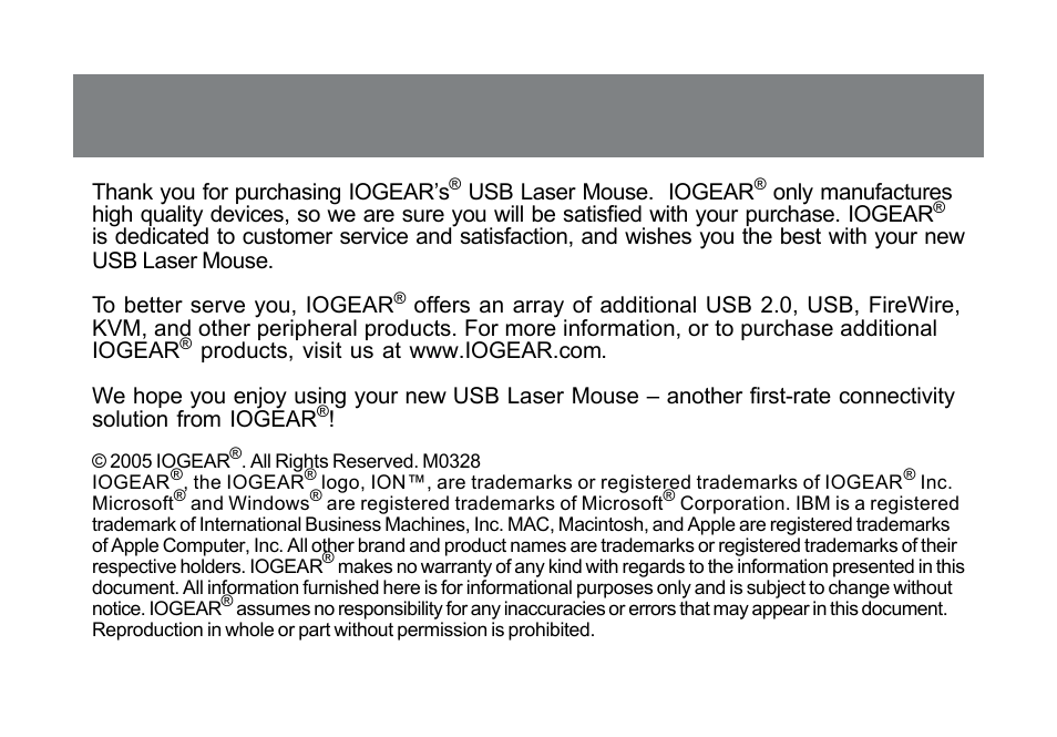IOGear 1600DPI User Manual | Page 2 / 26