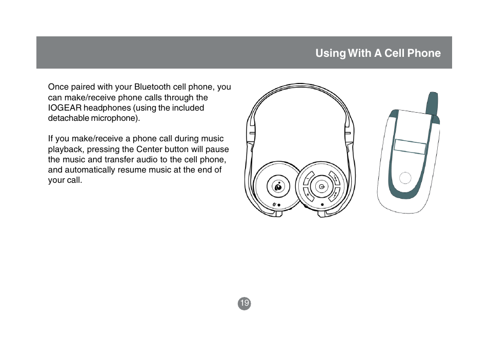 Using with a cell phone | IOGear GBMA201 User Manual | Page 21 / 32