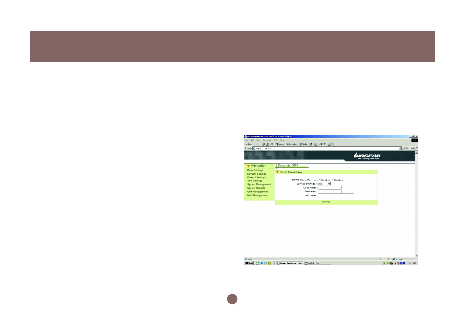 Network settings | IOGear BOSS GNS1000 User Manual | Page 39 / 82