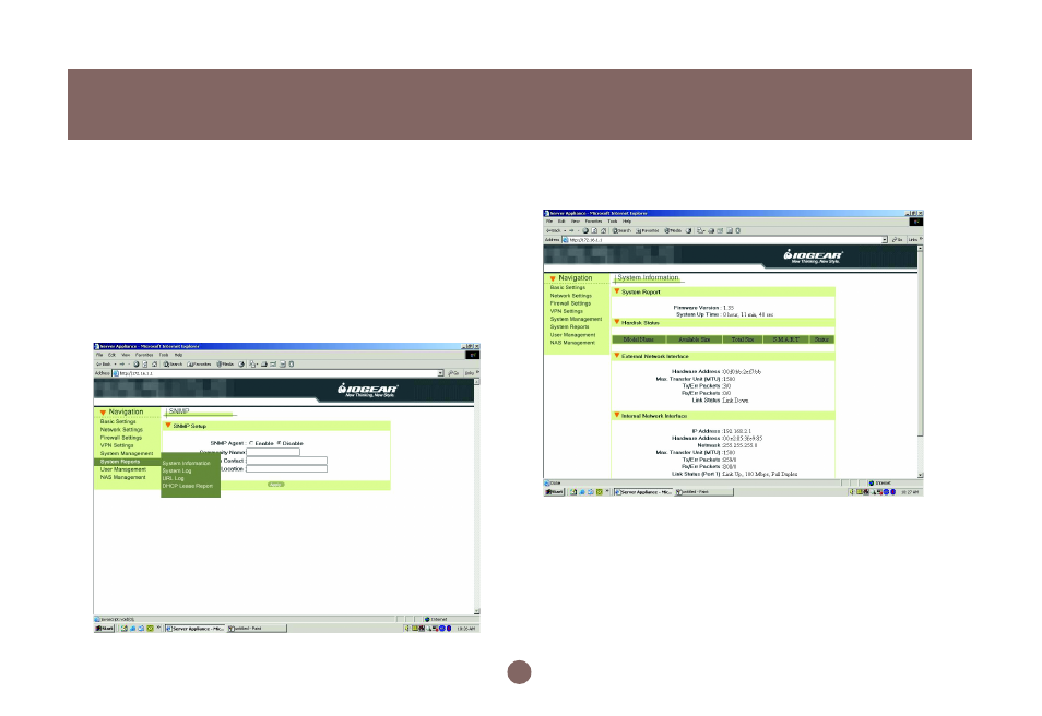 System reports | IOGear BOSS GNS1000 User Manual | Page 68 / 82