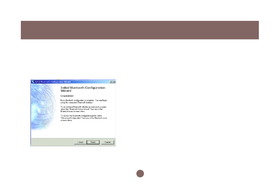 Initial bluetooth™ configuration wizard | IOGear GBU301 User Manual | Page 23 / 48