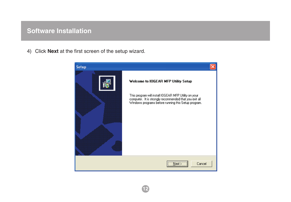 Software installation | IOGear USB Multi GMFPSU01 User Manual | Page 12 / 44