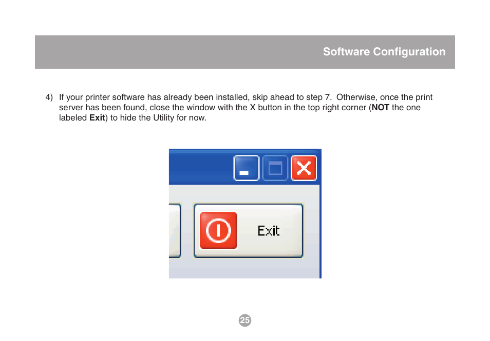 Software conﬁguration | IOGear USB Multi GMFPSU01 User Manual | Page 25 / 44