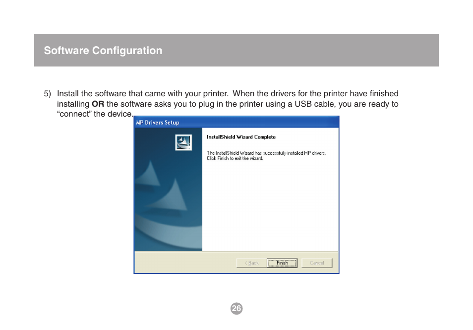 Software conﬁguration | IOGear USB Multi GMFPSU01 User Manual | Page 26 / 44