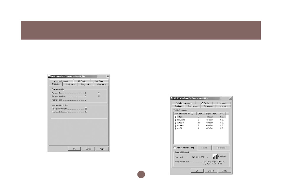 Wlan utility tool for win 98/2k | IOGear Wireless-G Notebook Network Card 1017 GWP511 User Manual | Page 13 / 23