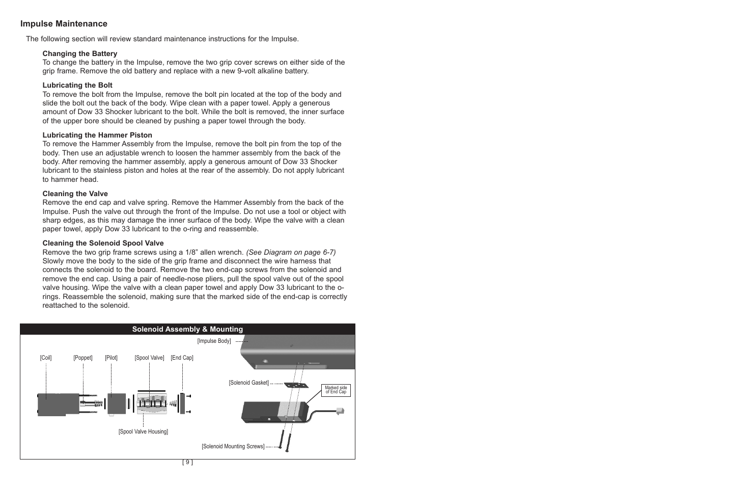 Impulse maintenance | Impulse hammer drill User Manual | Page 8 / 11