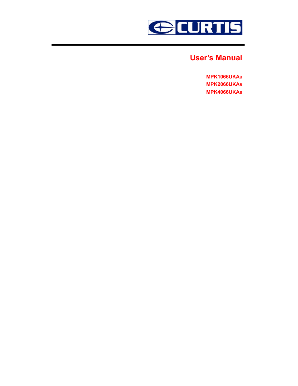 Igloo MPK2066UKAB User Manual | 36 pages