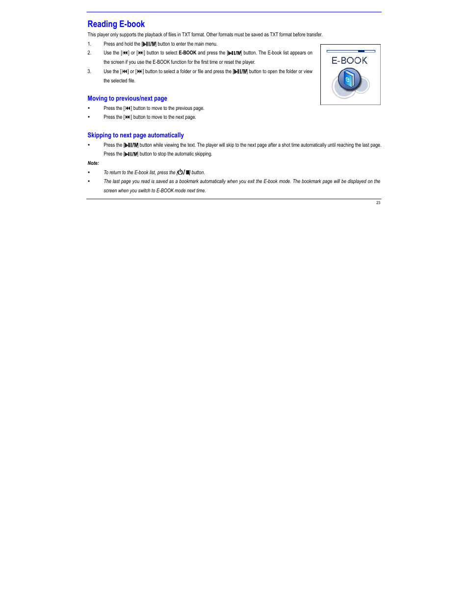 Reading e-book | Igloo MPK2066UKAB User Manual | Page 27 / 36