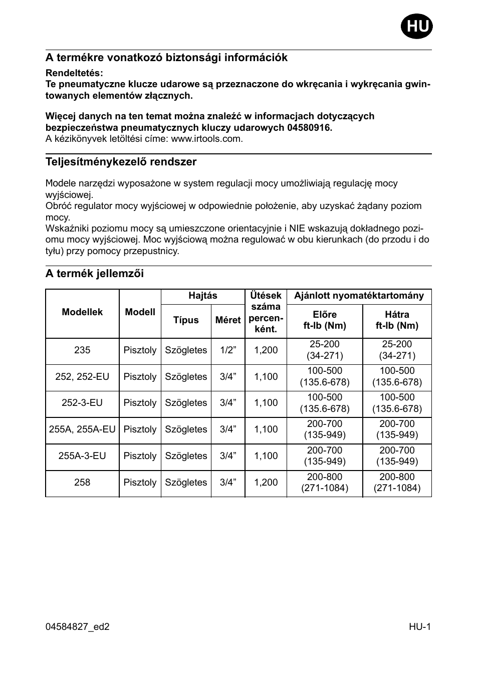 Ingersoll-Rand 255 User Manual | Page 35 / 52