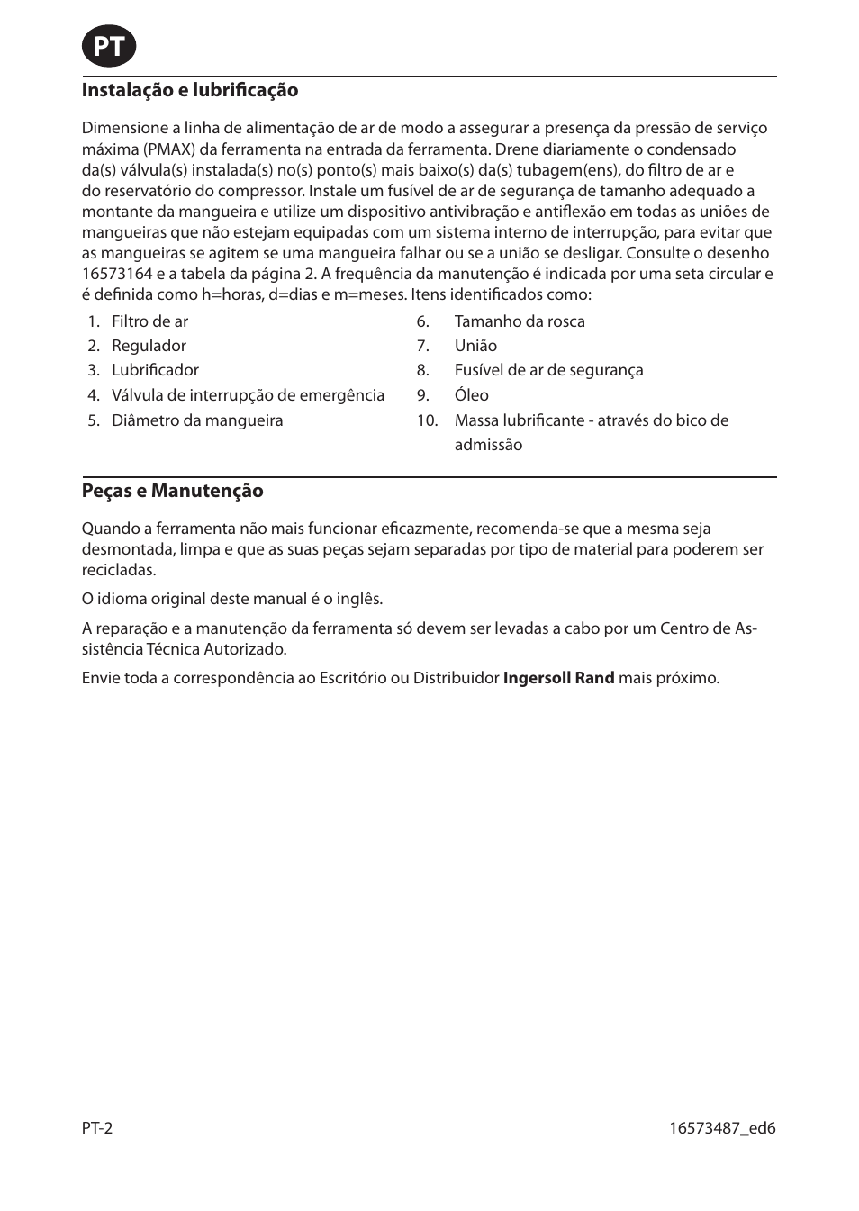 Ingersoll-Rand 301 User Manual | Page 24 / 56
