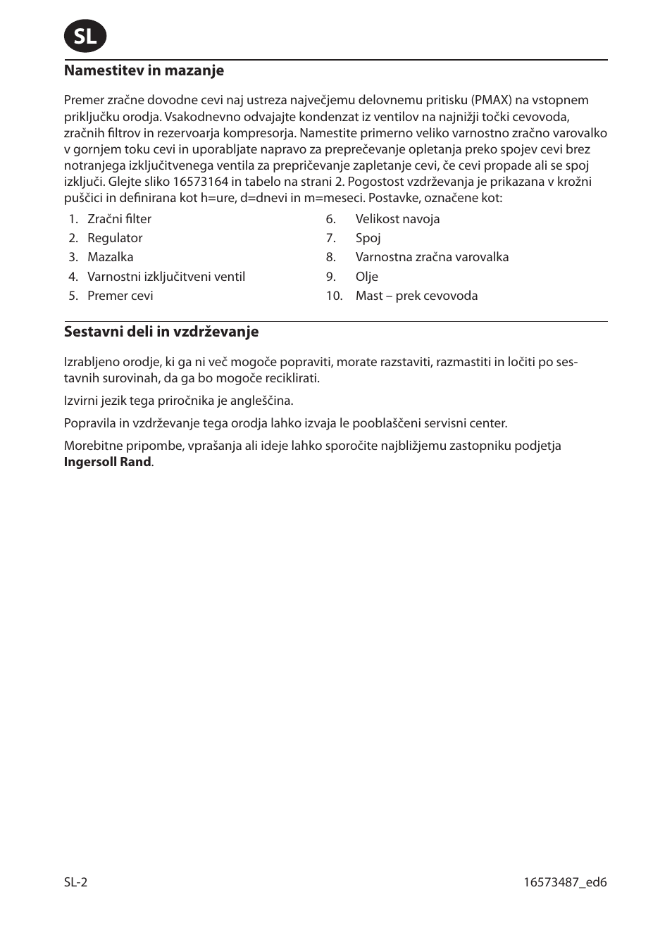 Ingersoll-Rand 301 User Manual | Page 28 / 56