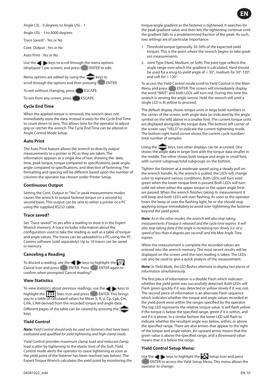 Ingersoll-Rand ETW-E75 User Manual | Page 11 / 92
