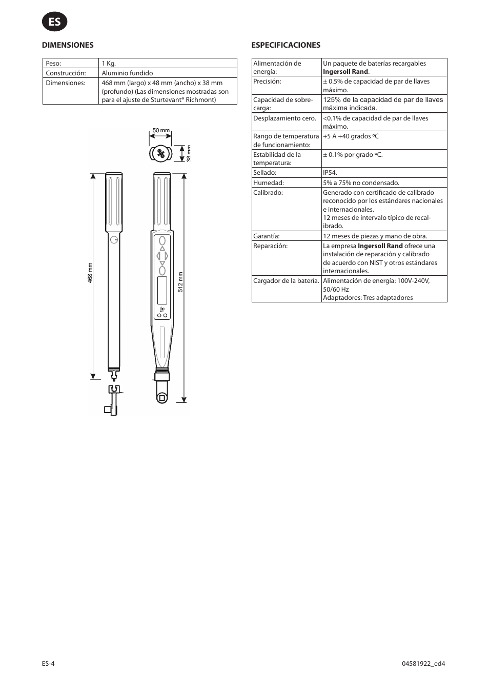 Ingersoll-Rand ETW-E75 User Manual | Page 18 / 92