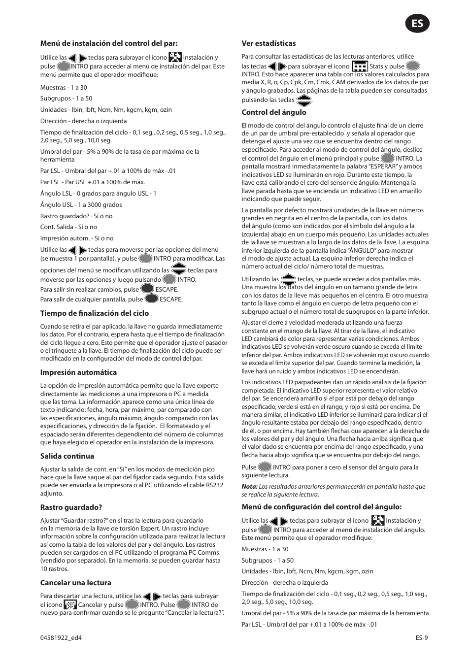 Ingersoll-Rand ETW-E75 User Manual | Page 23 / 92