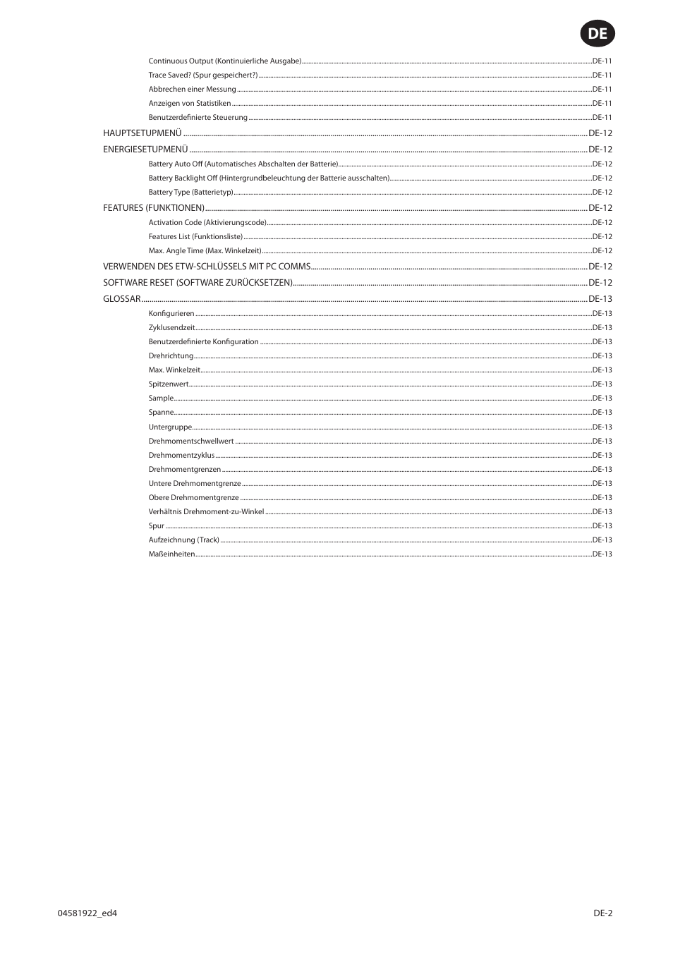 Ingersoll-Rand ETW-E75 User Manual | Page 55 / 92