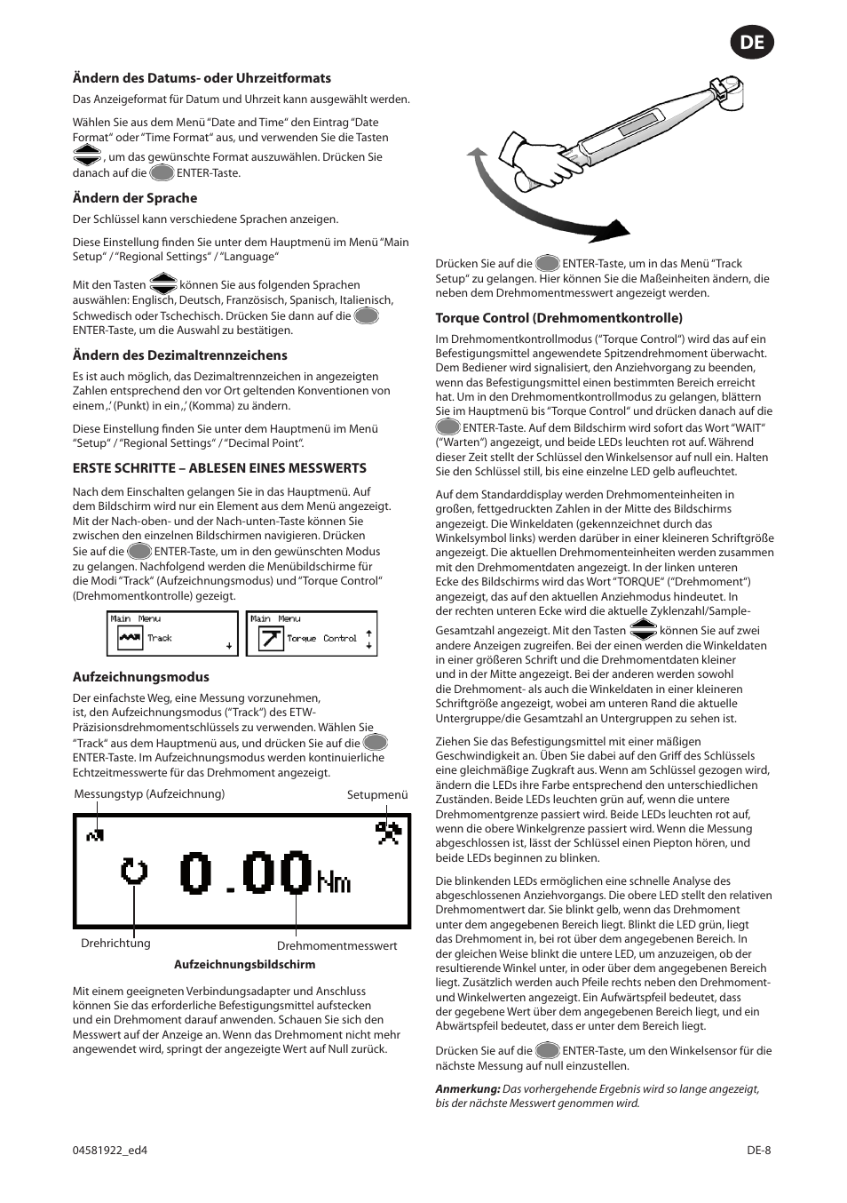 Ingersoll-Rand ETW-E75 User Manual | Page 61 / 92