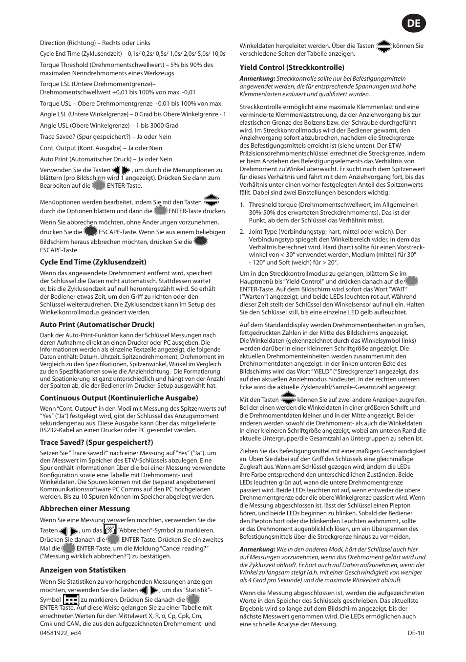 Ingersoll-Rand ETW-E75 User Manual | Page 63 / 92