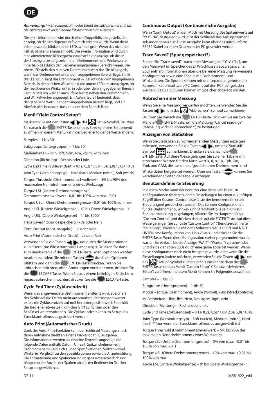 Ingersoll-Rand ETW-E75 User Manual | Page 64 / 92