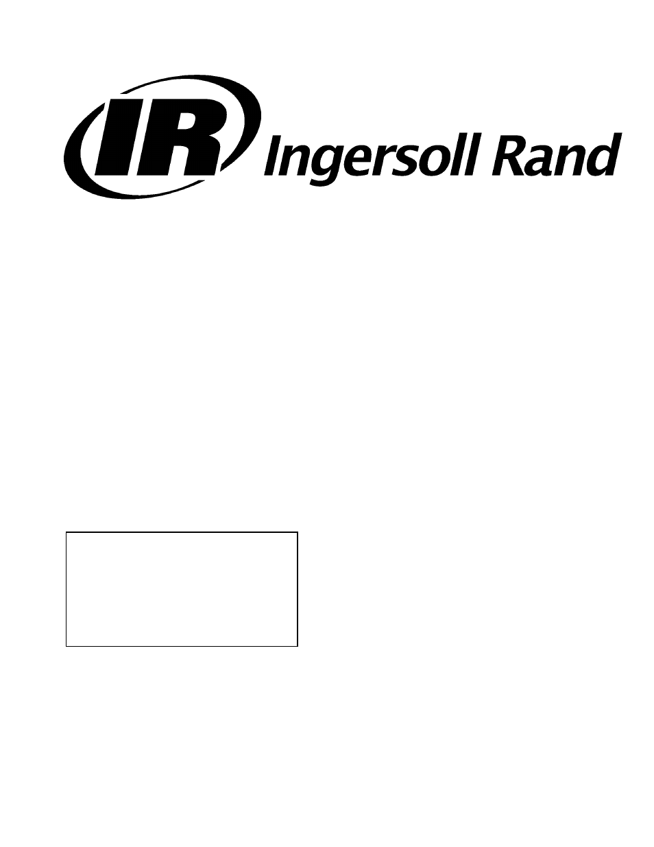 Ingersoll-Rand 100-200 HP/75-160 KW User Manual | 93 pages