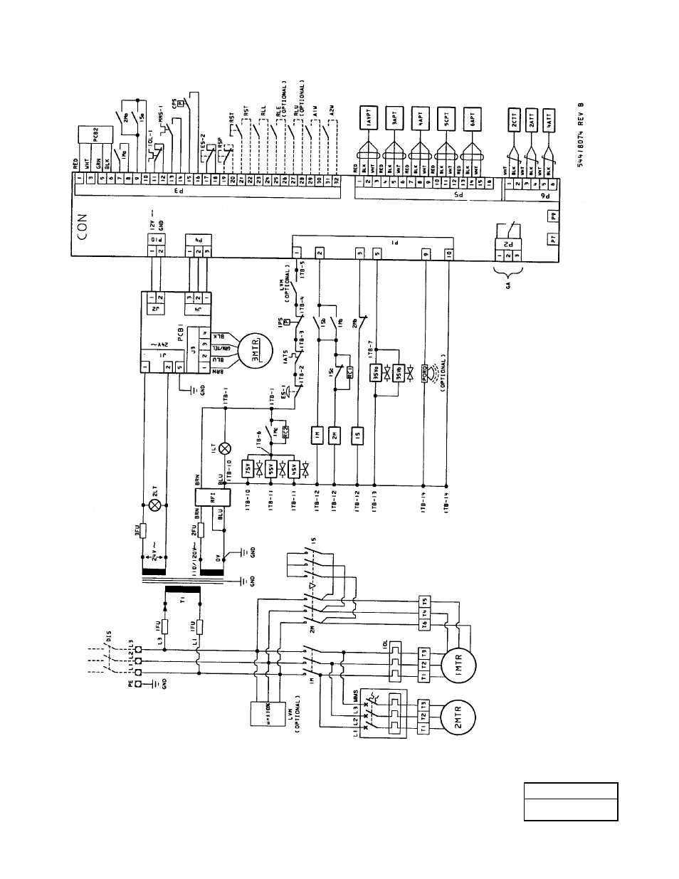 0 reference drawings, 1 electrical schematic, star delta | Ingersoll-Rand 100-200 HP/75-160 KW User Manual | Page 52 / 93
