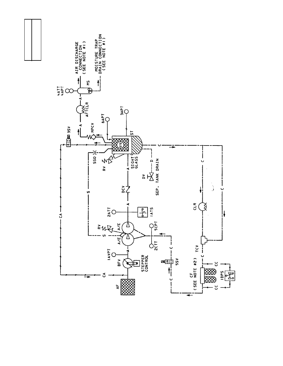 13 flow schematic air-cooled two stage | Ingersoll-Rand 100-200 HP/75-160 KW User Manual | Page 76 / 93