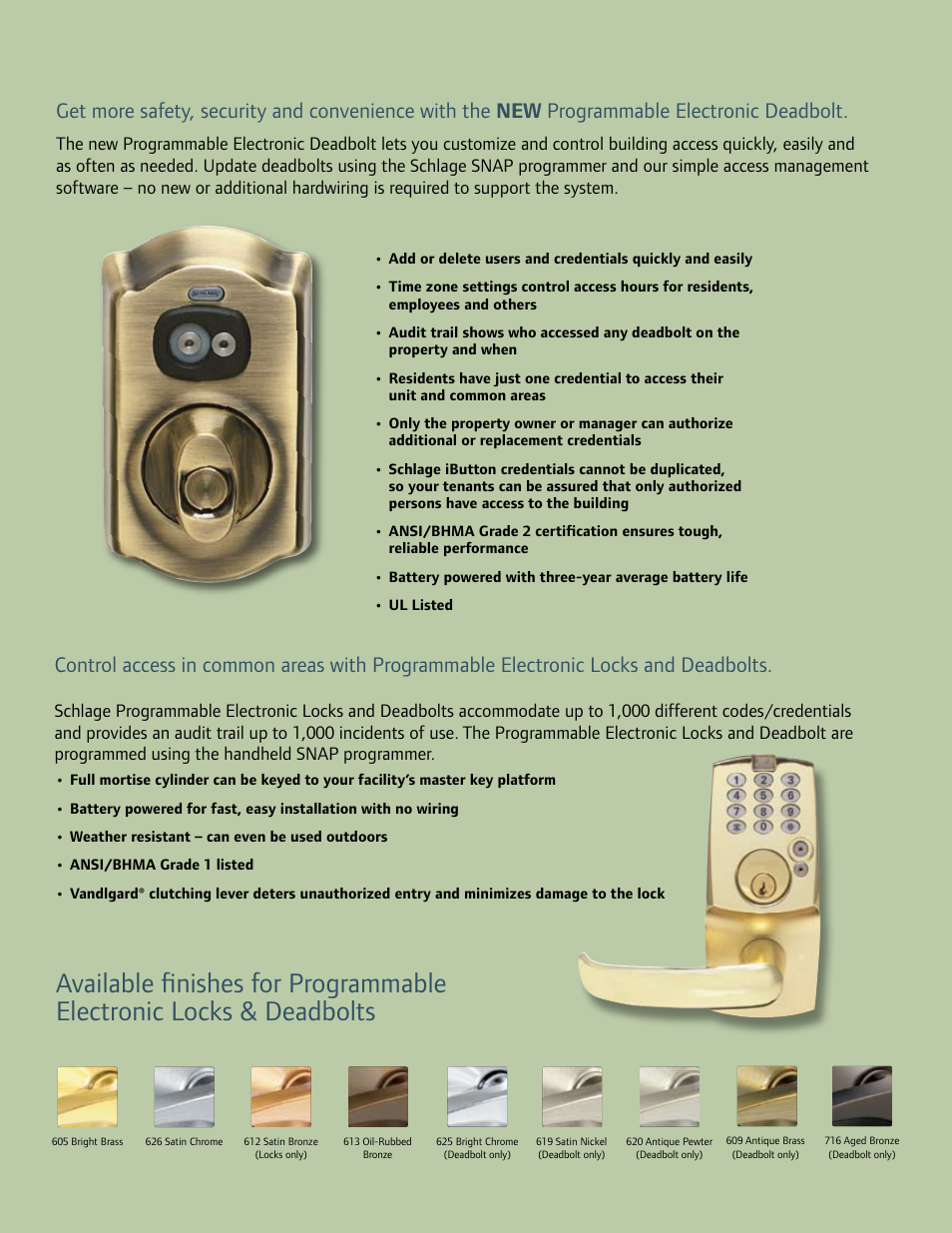 Ingersoll-Rand Schlage User Manual | Page 4 / 6