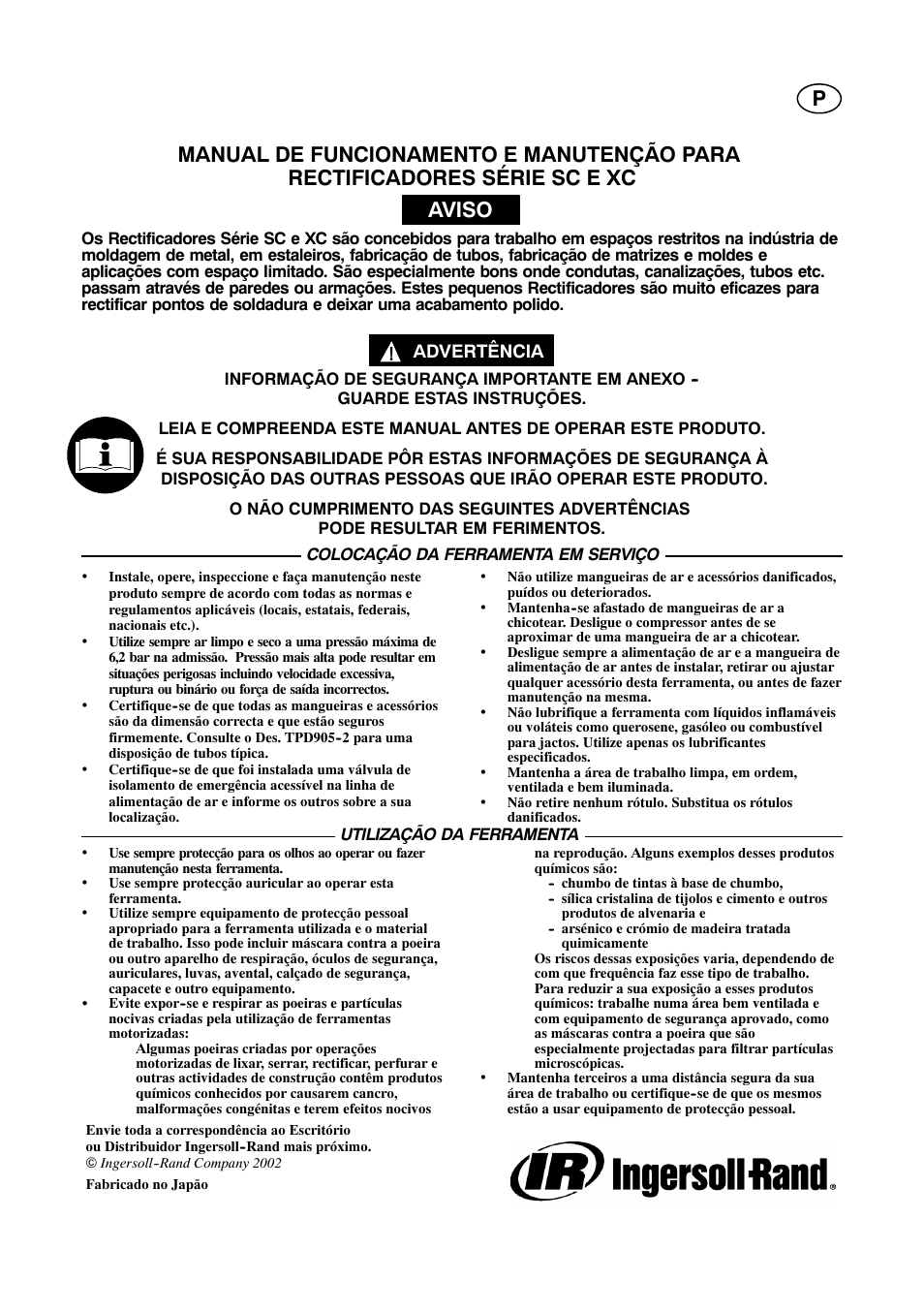 Ingersoll-Rand 4578217 User Manual | Page 10 / 20