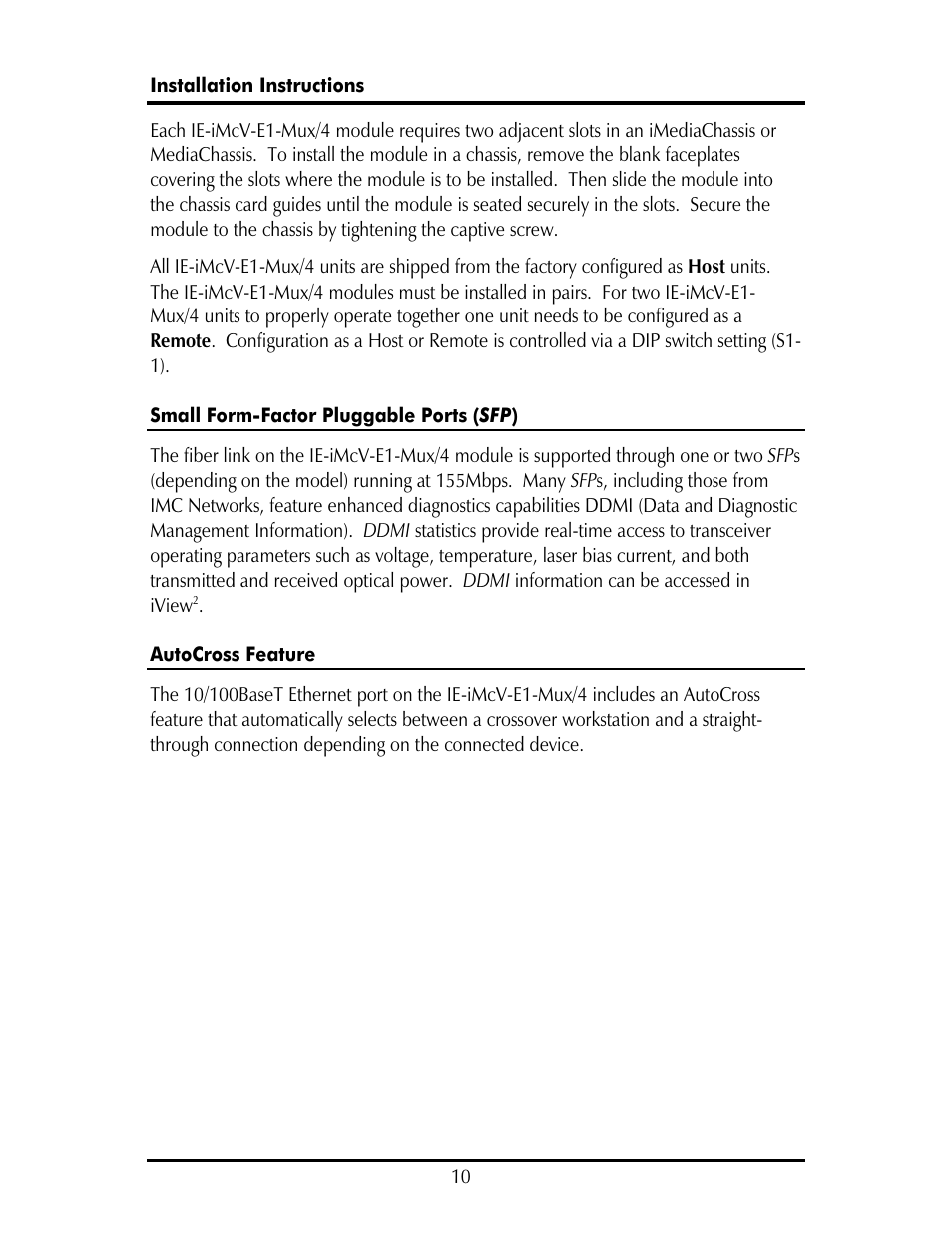 IMC Networks FAIL-SAFE MOR-F-632-120-EB82 User Manual | Page 14 / 36