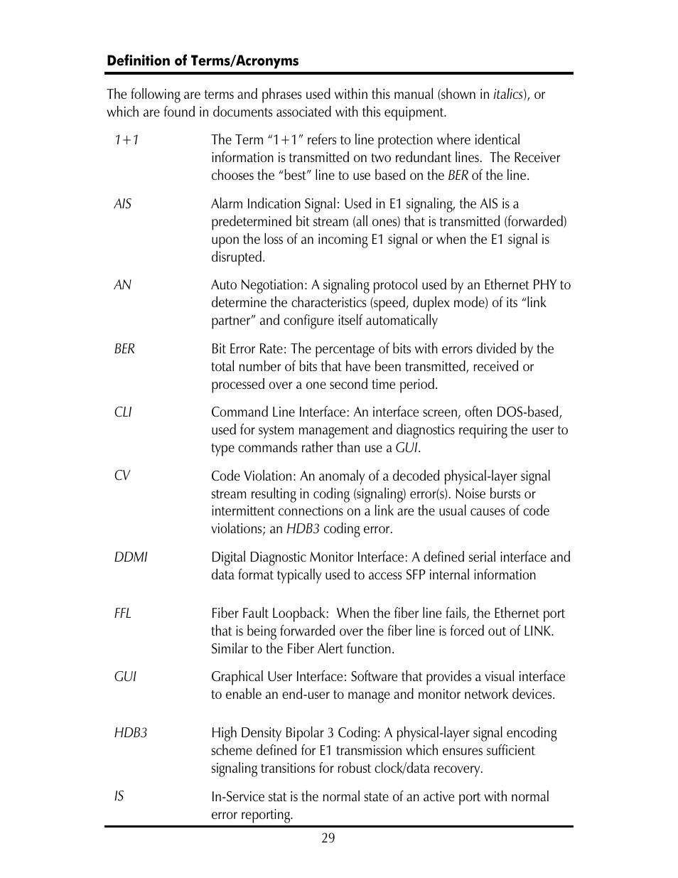 IMC Networks FAIL-SAFE MOR-F-632-120-EB82 User Manual | Page 33 / 36