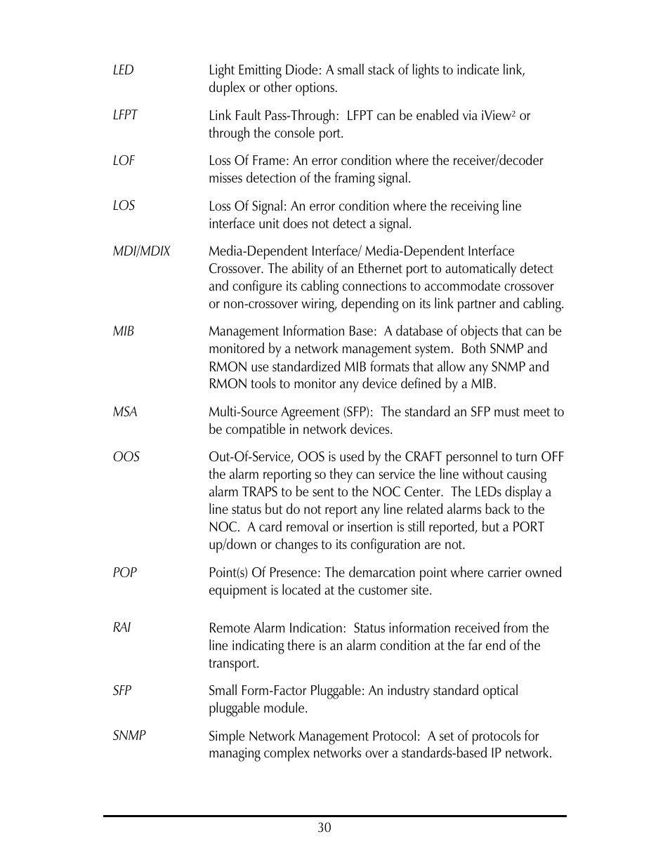 IMC Networks FAIL-SAFE MOR-F-632-120-EB82 User Manual | Page 34 / 36