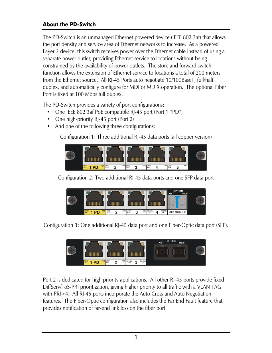 IMC Networks PD-Switch User Manual | Page 4 / 12