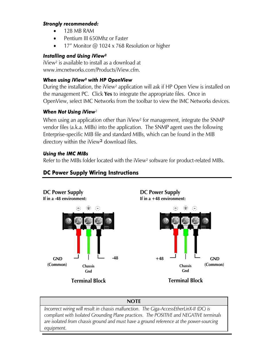 IMC Networks Giga-AcessEtherLinx-II User Manual | Page 34 / 40