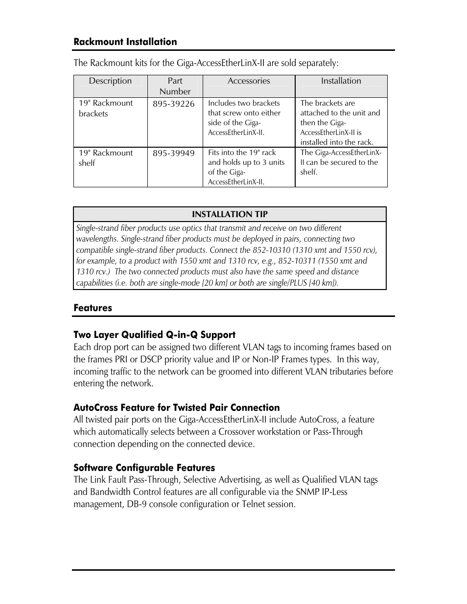 IMC Networks Giga-AcessEtherLinx-II User Manual | Page 5 / 40