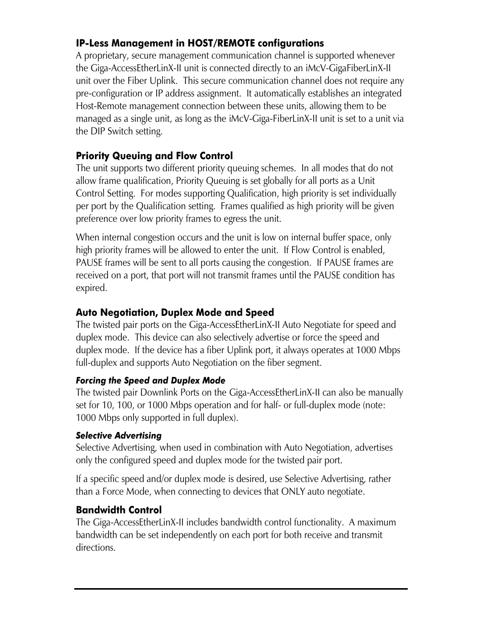 IMC Networks Giga-AcessEtherLinx-II User Manual | Page 6 / 40