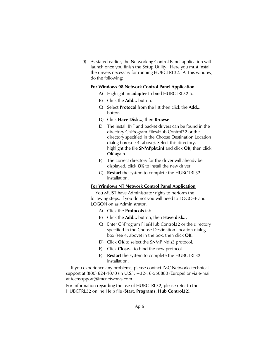 IMC Networks FiberLinX User Manual | Page 32 / 32
