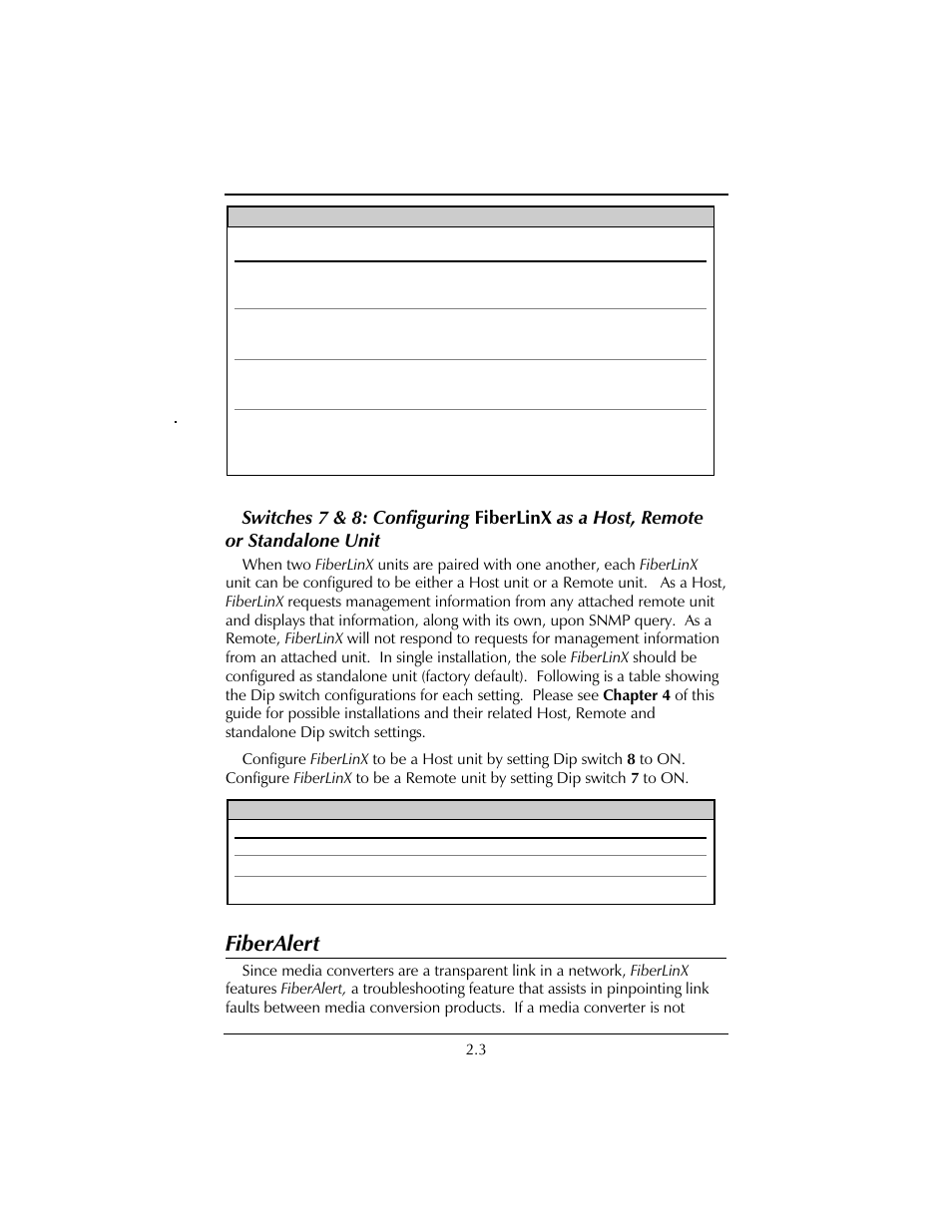 Fiberalert | IMC Networks FiberLinX User Manual | Page 9 / 32
