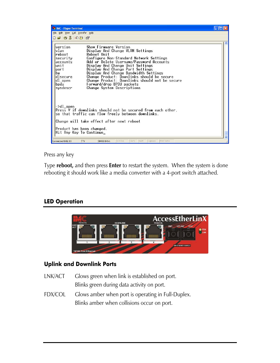 IMC Networks AccessEtherLinx/4 User Manual | Page 22 / 28