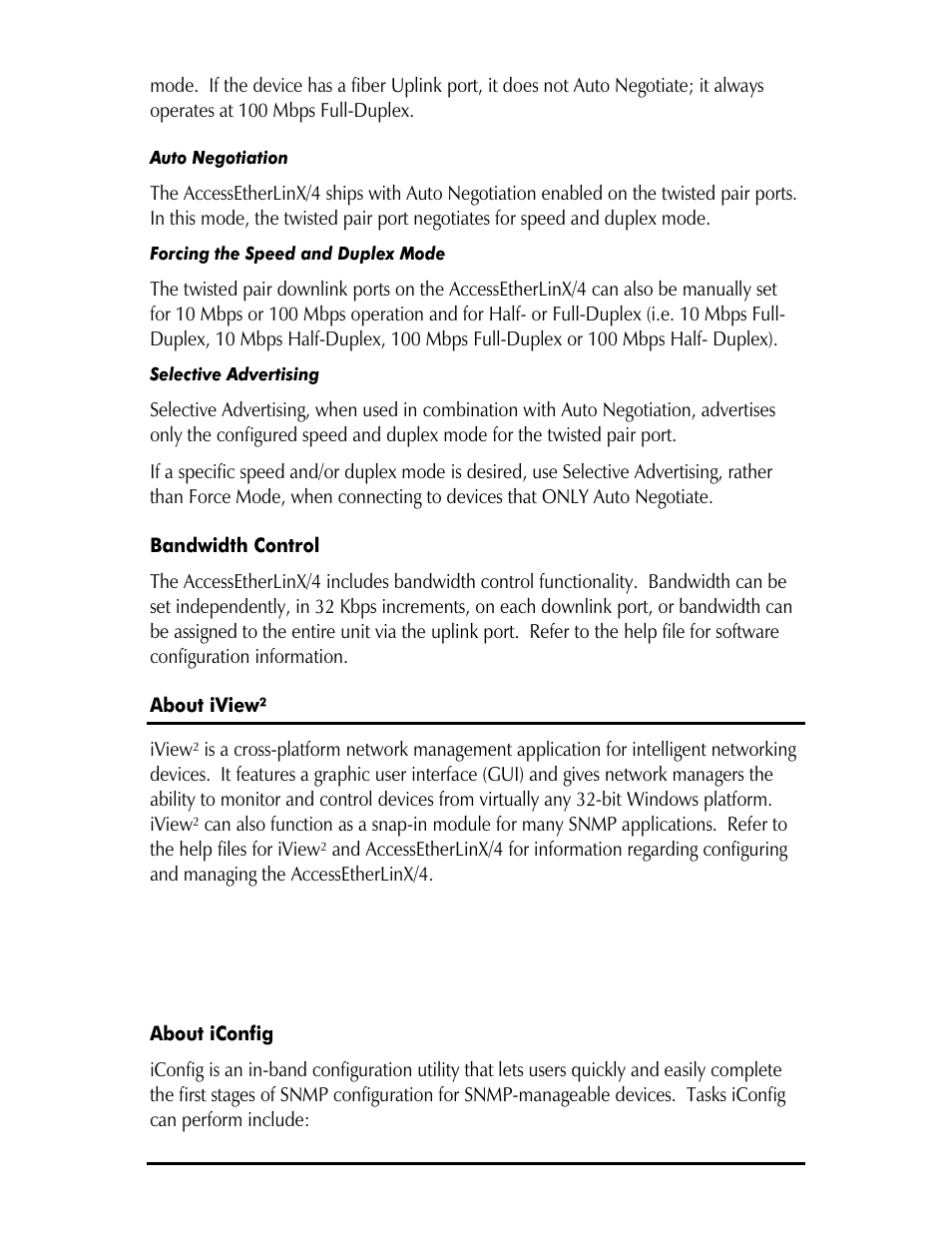 IMC Networks AccessEtherLinx/4 User Manual | Page 6 / 28
