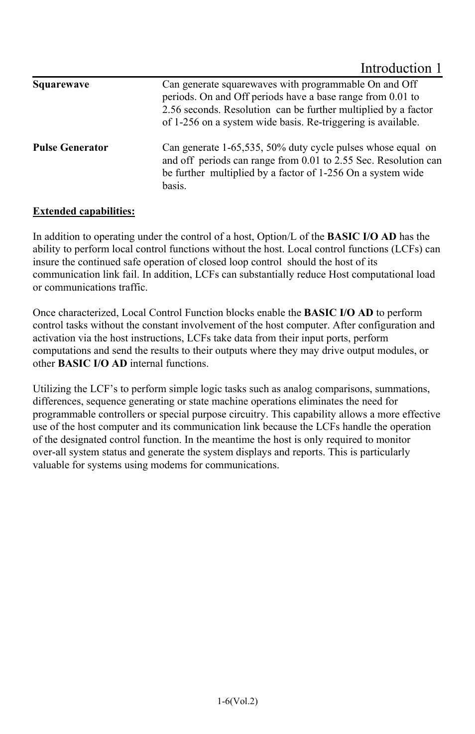 Introduction 1 | I-O Display Systems Basic I/O Product User Manual | Page 52 / 81