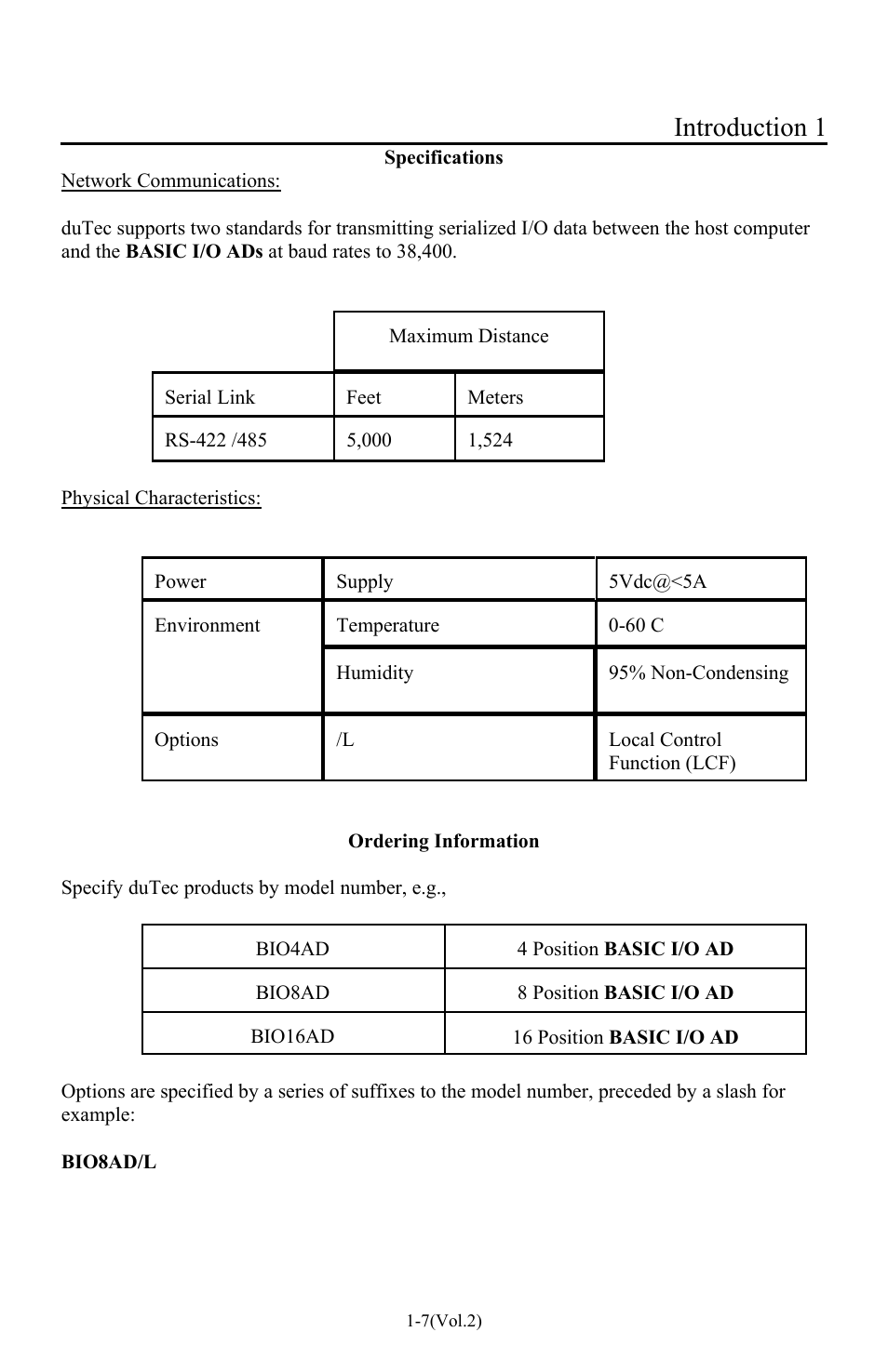 Introduction 1 | I-O Display Systems Basic I/O Product User Manual | Page 53 / 81