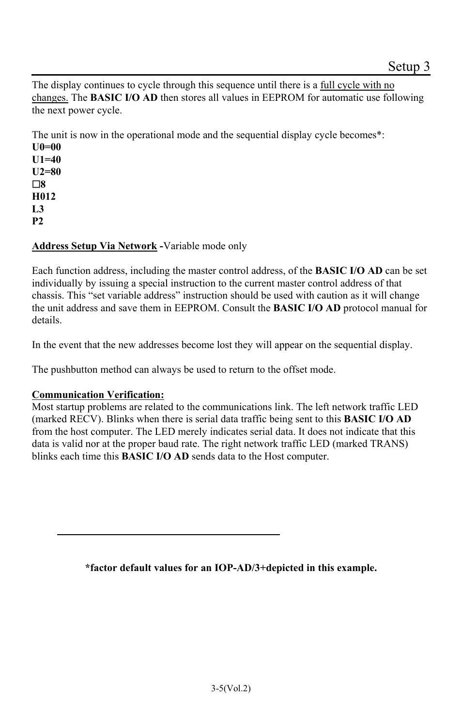 Setup 3 | I-O Display Systems Basic I/O Product User Manual | Page 78 / 81