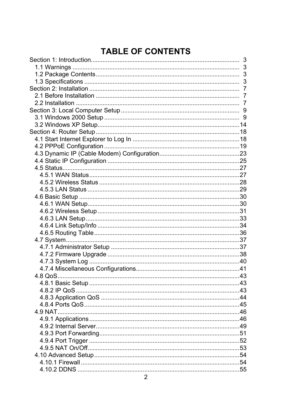 Intellinet Network Solutions Wireless G Broadband Router 523431 User Manual | Page 2 / 64