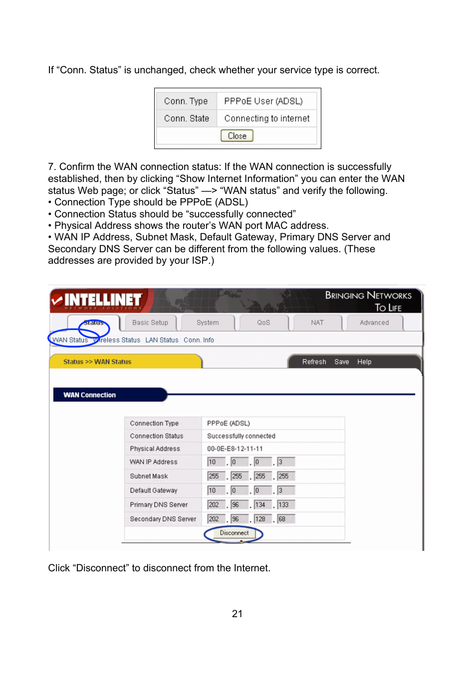 Intellinet Network Solutions Wireless G Broadband Router 523431 User Manual | Page 21 / 64