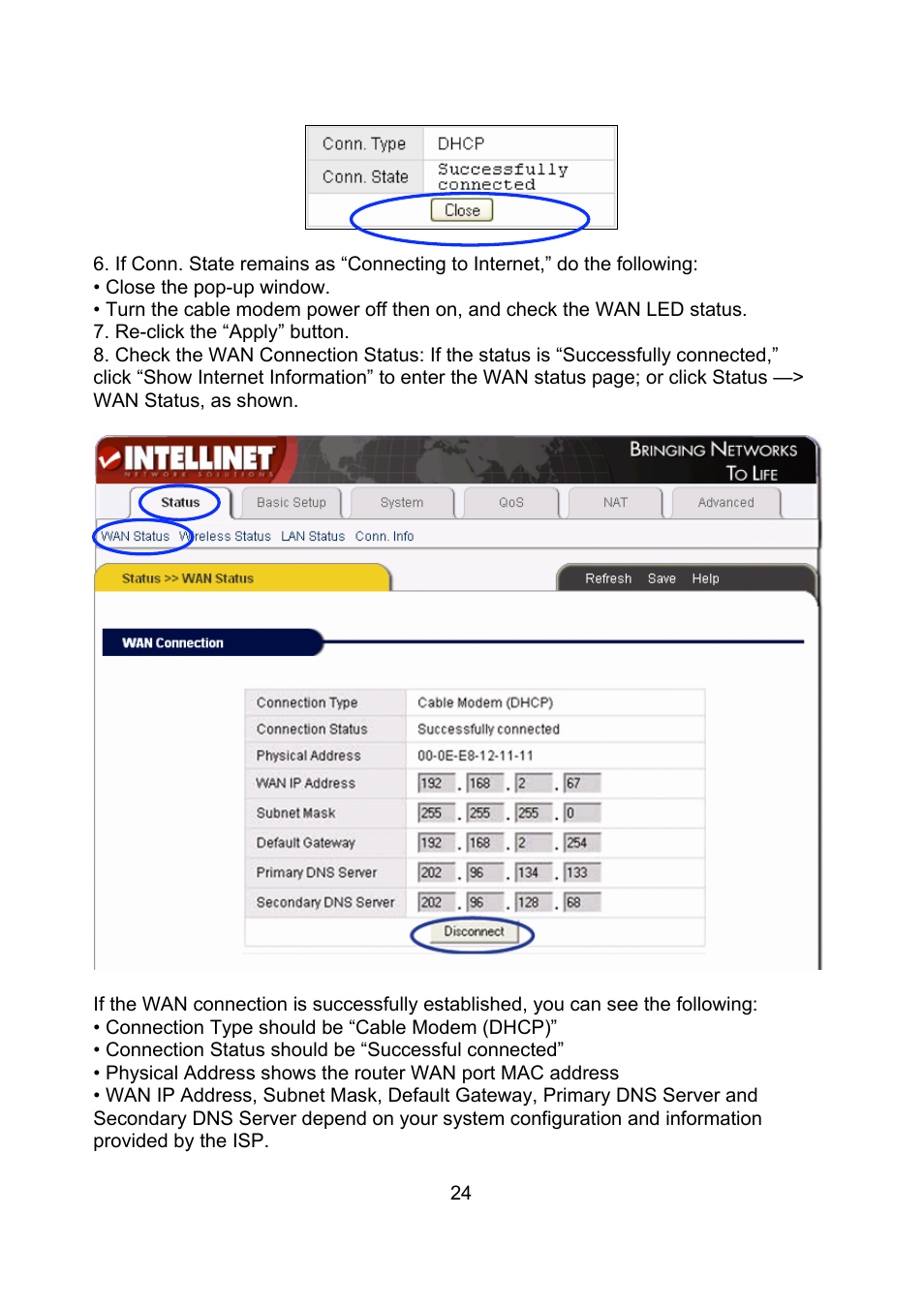 Intellinet Network Solutions Wireless G Broadband Router 523431 User Manual | Page 24 / 64