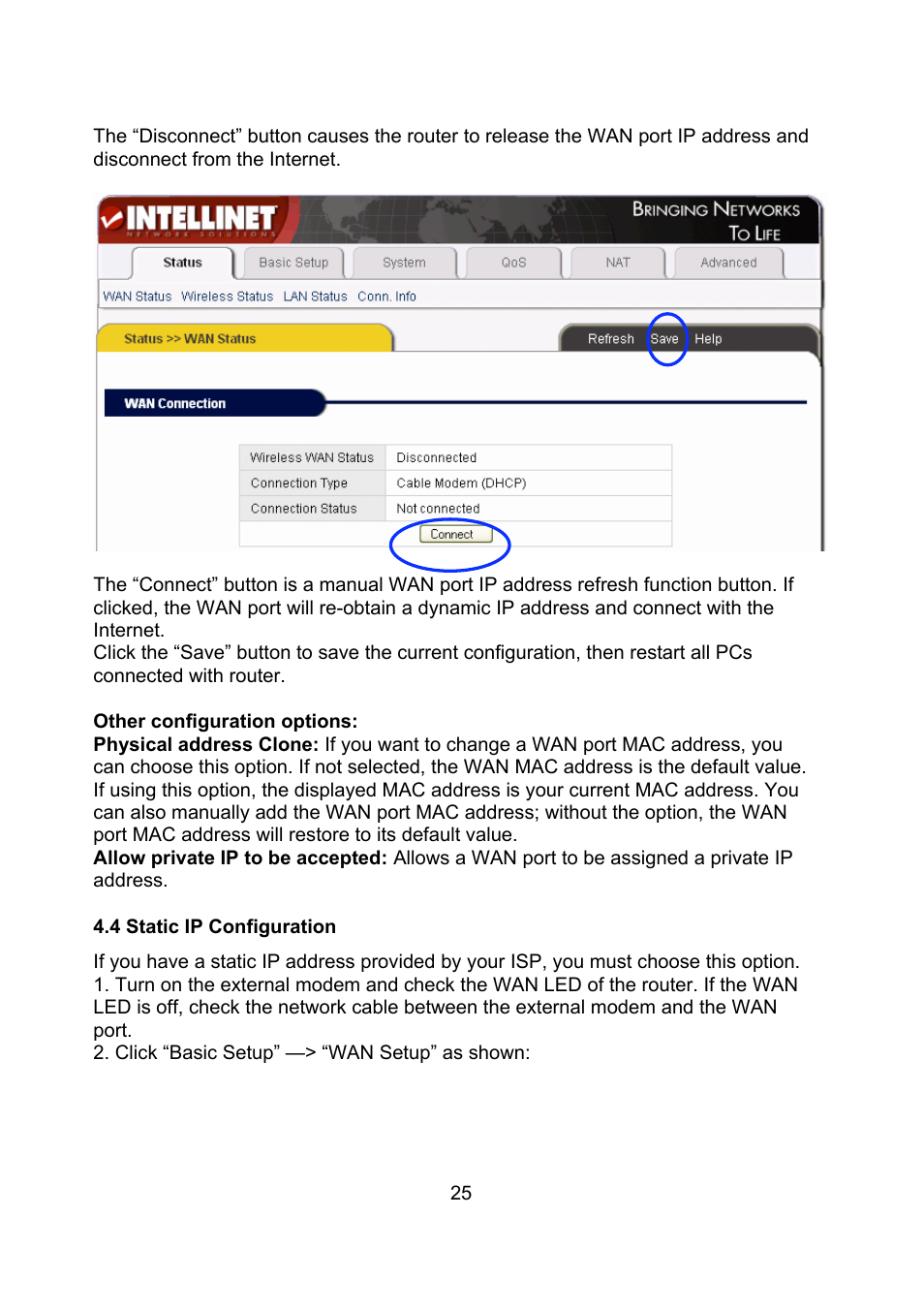 Intellinet Network Solutions Wireless G Broadband Router 523431 User Manual | Page 25 / 64