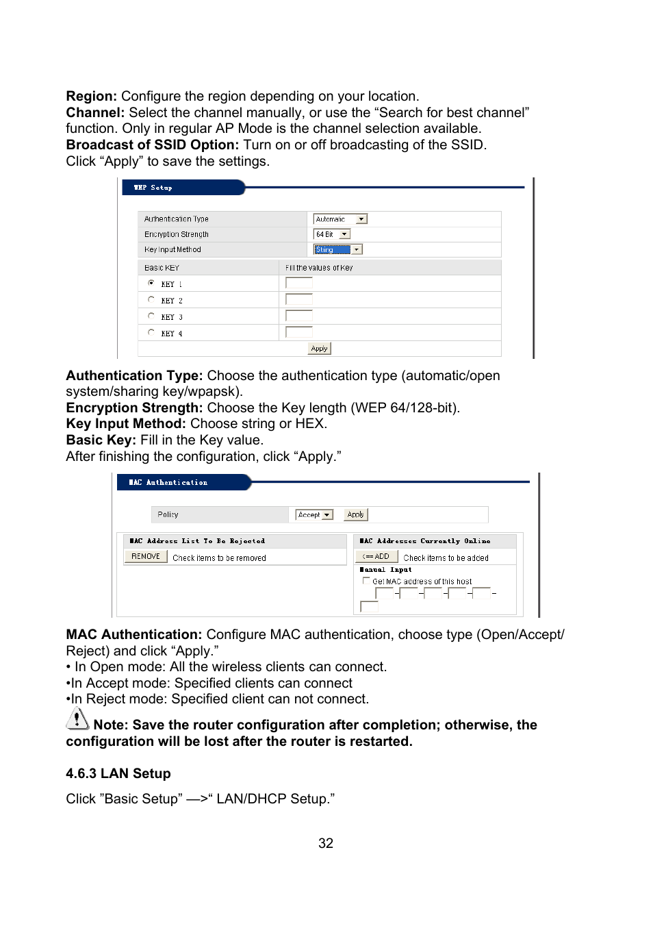Intellinet Network Solutions Wireless G Broadband Router 523431 User Manual | Page 32 / 64