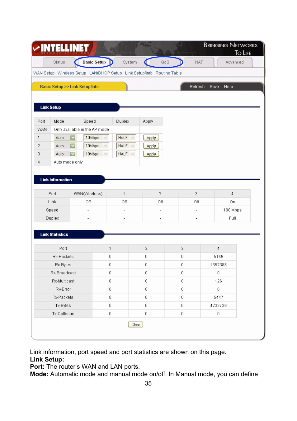 Intellinet Network Solutions Wireless G Broadband Router 523431 User Manual | Page 35 / 64